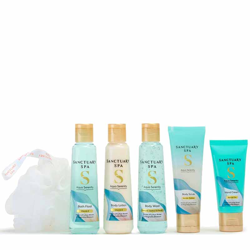 Sanctuary Aqua Serenity Pamper Parcel Gift Set