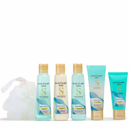 Sanctuary Aqua Serenity Pamper Parcel Gift Set
