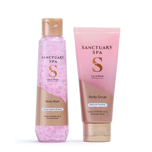 Sanctuary Lily & Rose Bodycare Duo Gift Set Products