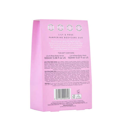 Sanctuary Lily & Rose Pampering Bodycare Duo Gift Set