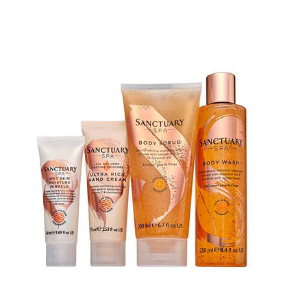 Sanctuary Luxe Body Treats Gift Set | body wash | hand cream | moisturiser | body scrub