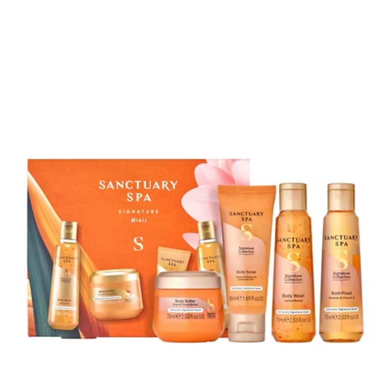 Sanctuary, Sanctuary Signature Minis Gift Set, Gift Set For Her, Body wash Gift Set, Body care Gift Set