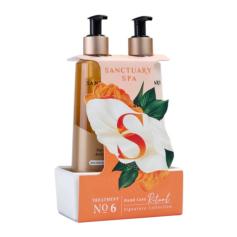 Sanctuary Signature Handcare Collection Gift Set side view