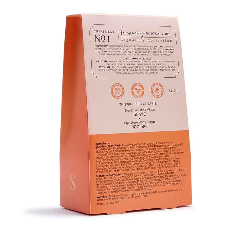 Sanctuary Signature Pamper Duo Gift Set Back