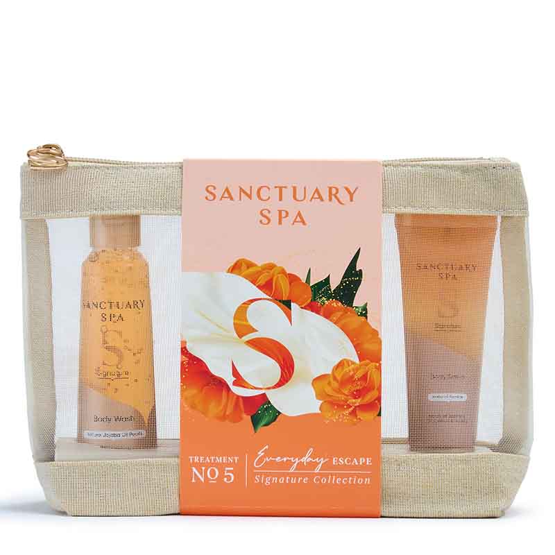 Sanctuary Signature Pamper Experience Gift Set products gift bag