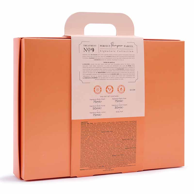 Sanctuary Signature Pamper Parcel Gift Set Back