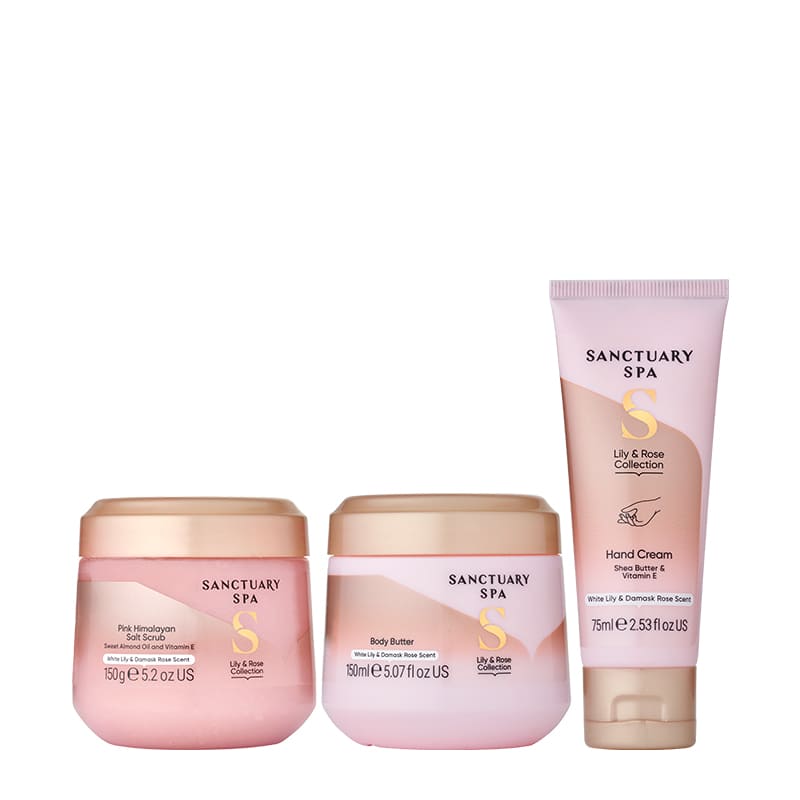 Sanctuary Spa Lily & Rose Favourites Gift Bag Set
