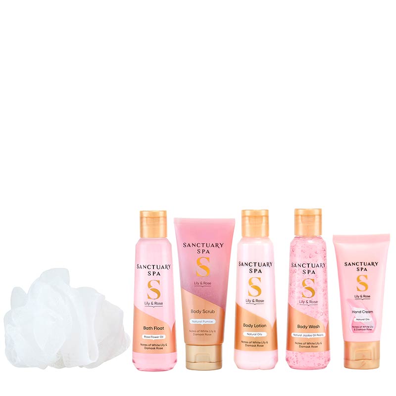 Sanctuary Spa Lily & Rose Perfect Pamper Parcel Gift Set