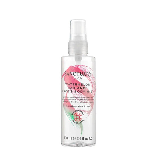 Sanctuary Watermelon Radiance Face & Body Mist | vegan face mist