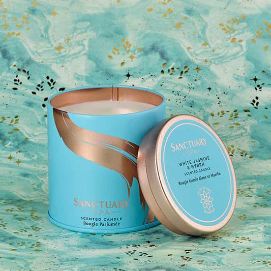 Sanctuary White Jasmine & Myrrh Candle | Scented candle