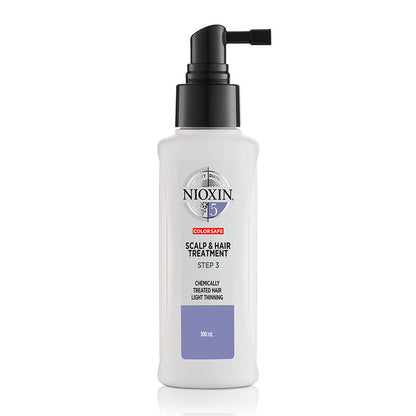 Nioxin | System 5 | Scalp & Hair | Treatment | professional | leave in | chemically treated hair | light thinning | thickening | increase the diameter | fuller