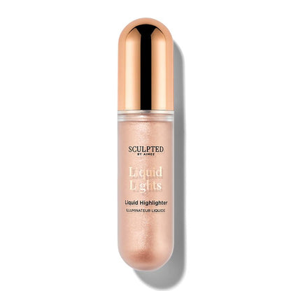 Sculpted By Aimee | Liquid Lights | liquid face products | liquid blush | liquid bronzer | liquid highlighter | weightless formula | melts into skin | blends seamlessly | buildable glowy finish | no-makeup makeup look | game changer