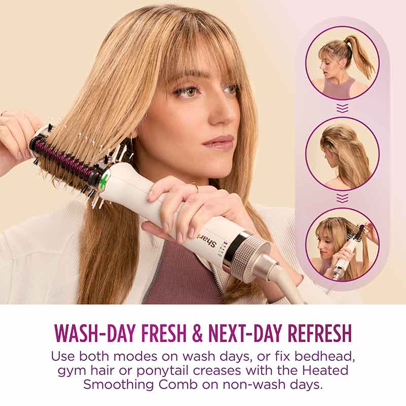Shark, Shark Smooth Style Hot Brush, Refresh Day 2 Hair