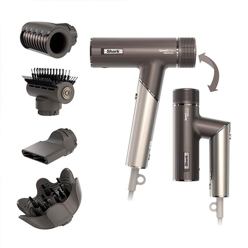 Shark, Shark SpeedStyle Pro FLEX 4 in 1 High Velocity Hair Dryer System, hair drier