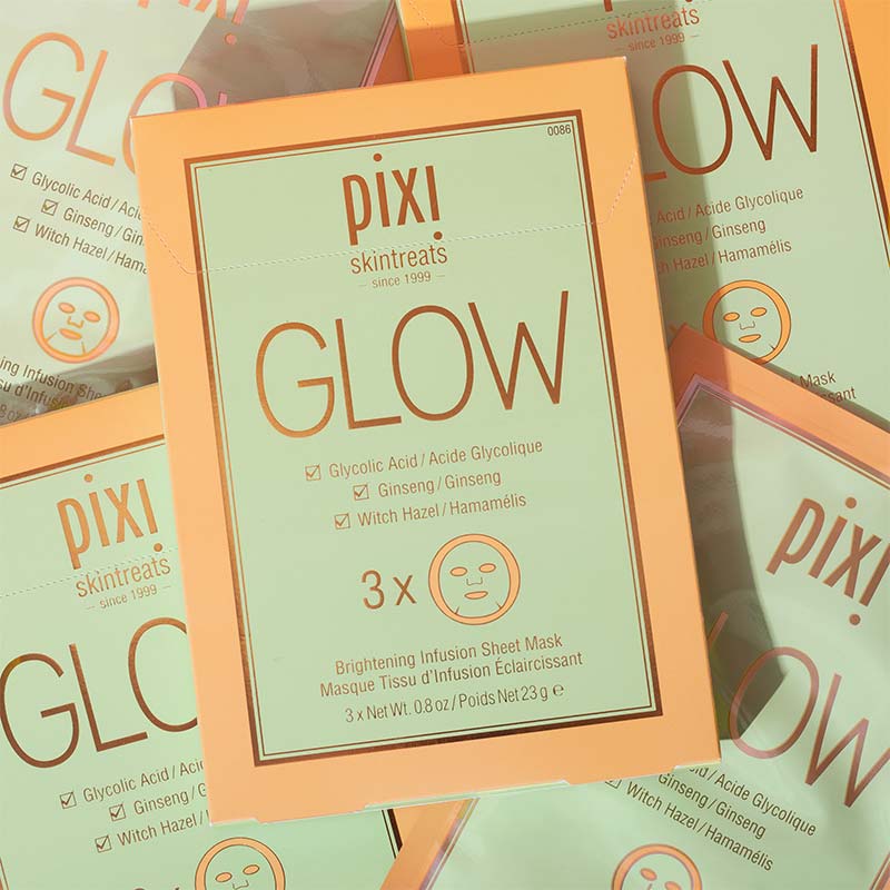 PIXI Glow Glycolic Boost Brightening Infusion Sheet Mask