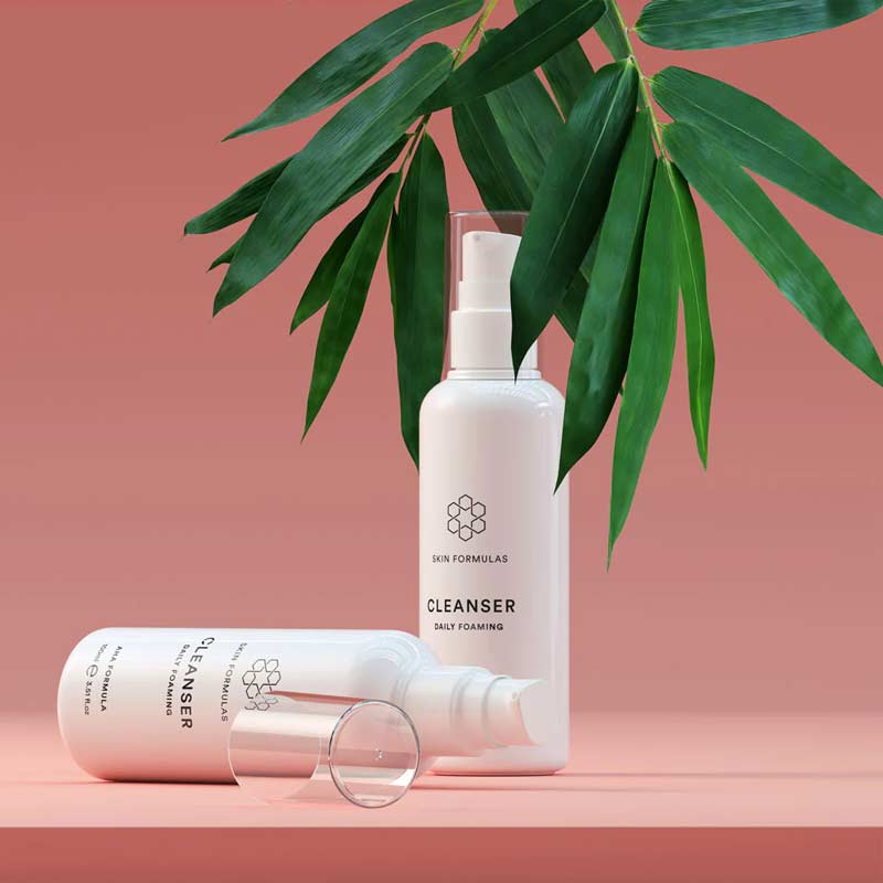 Skin Formulas Cleanser Daily Foaming – AHA Formula, foaming cleanser for acne, exfoliating cleanser
