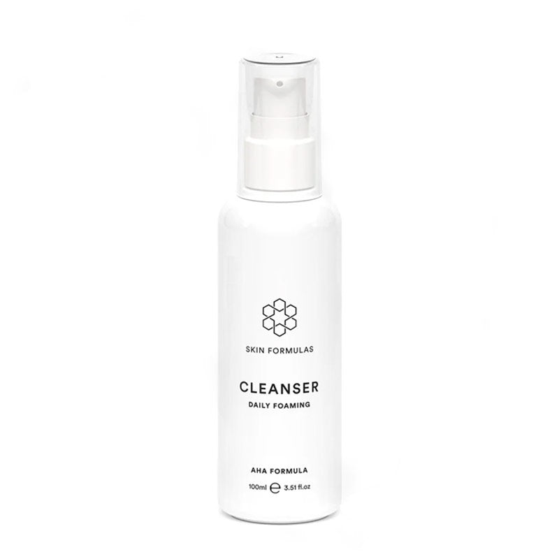Skin Formulas Cleanser Daily Foaming – AHA Formula, AHA face wash, foaming face wash, brightening face wash