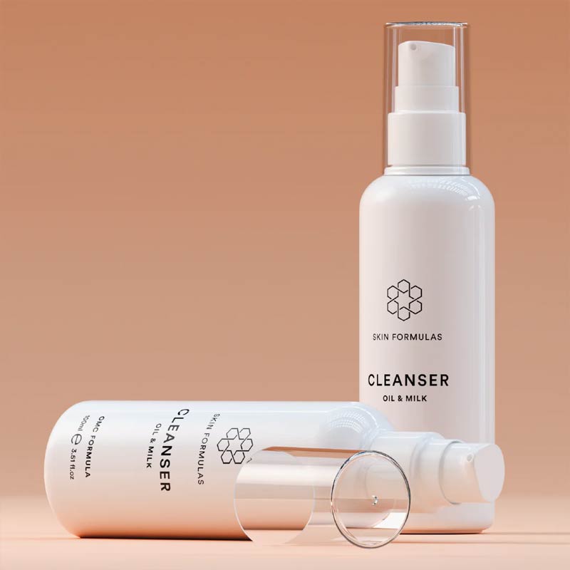 Skin Formulas Cleanser Oil & Milk, gentle hydrating cleanser