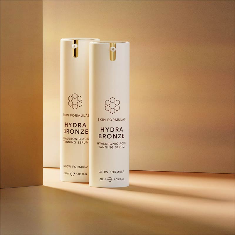 Skin Formulas, Skin Formulas Hydra Bronze Hyaluronic Acid Tanning Serum, face tan serum, hyaluronic face tanning serum