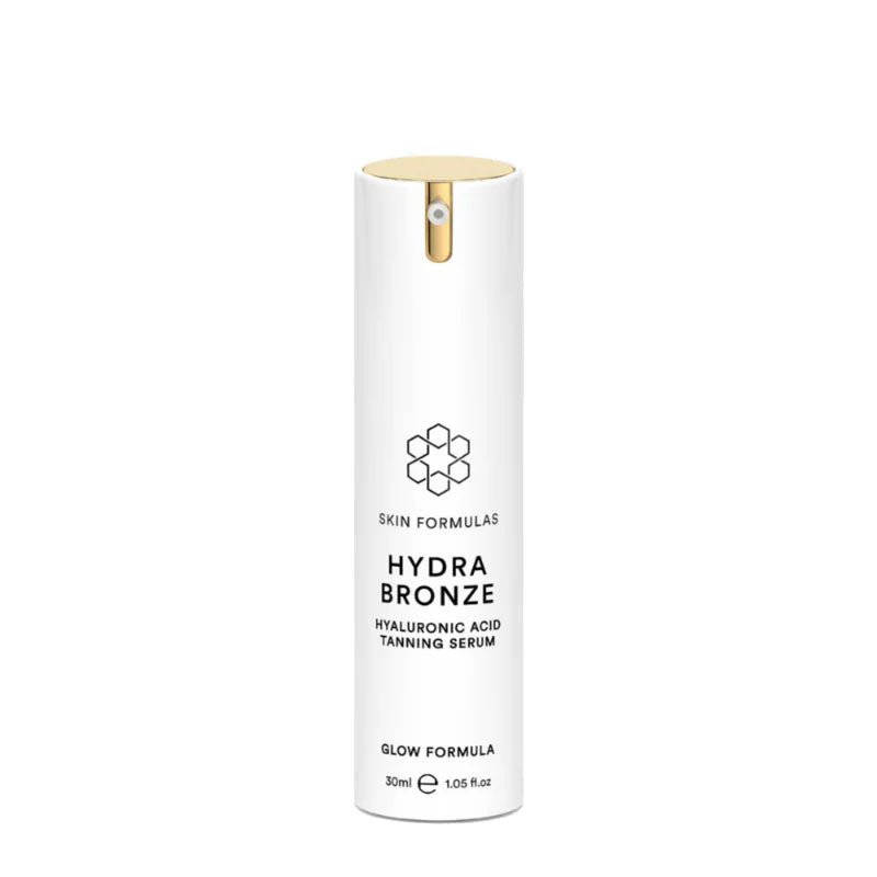 Skin Formulas, Skin Formulas Hydra Bronze Hyaluronic Acid Tanning Serum Glow Formula, facial bronzing serum, face tan