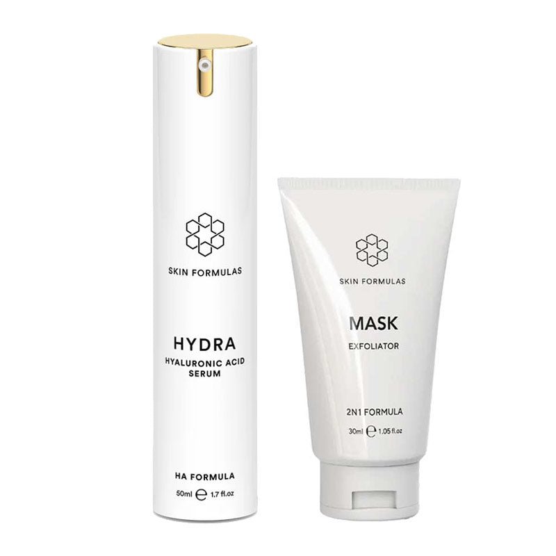 Skin Formulas Hydra Hyaluronic Acid Serum + FREE Mask Exfoliator