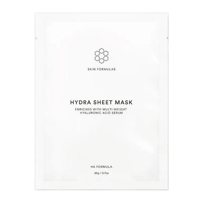 Skin Formulas, Skin Formulas Hydra Sheet Masks Hyaluronic Acid, skin formulas sheet mask