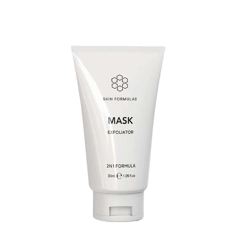 Skin Formulas Mask Exfoliator – 2N1 Formula, exfoliating face mask, skincare for dull skin, glycolic acid mask