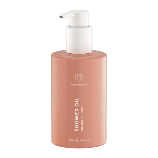 Skin Formulas Shower Oil Main Product Image, with a white background