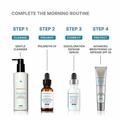 SkinCeuticals Advanced Brightening UV Defense Sunscreen SPF 50 Morning Skincare Routine