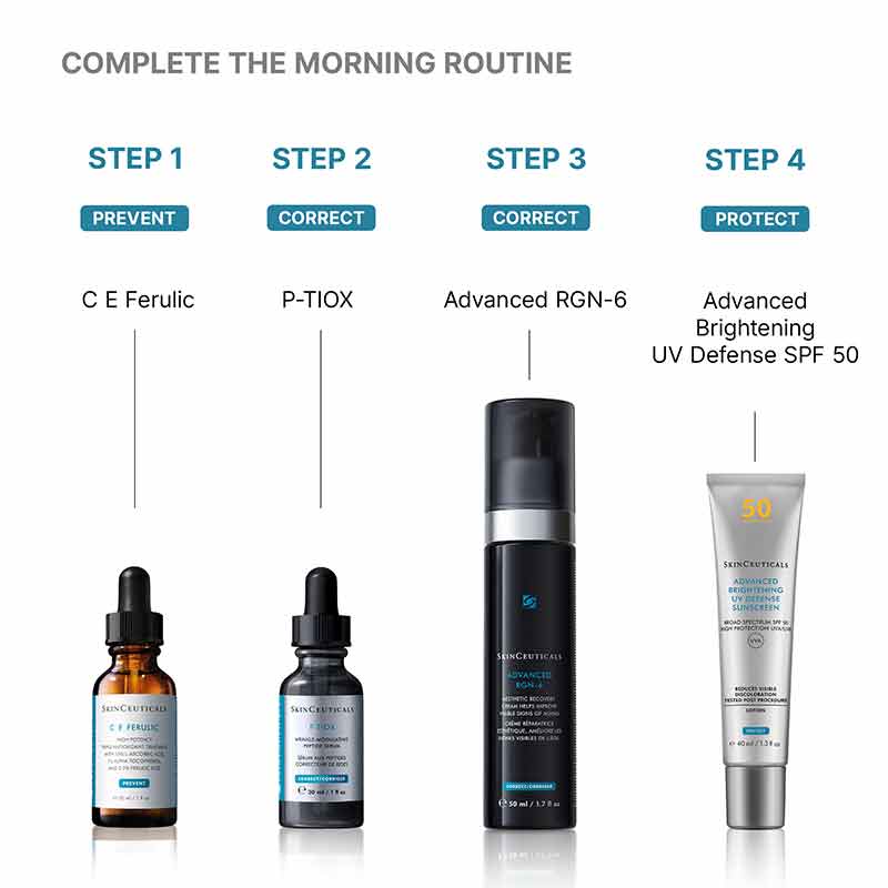 SkinCeuticals Advanced RGN-6 Morning Skincare Routine