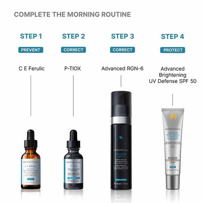 SkinCeuticals Advanced RGN-6 Morning Skincare Routine