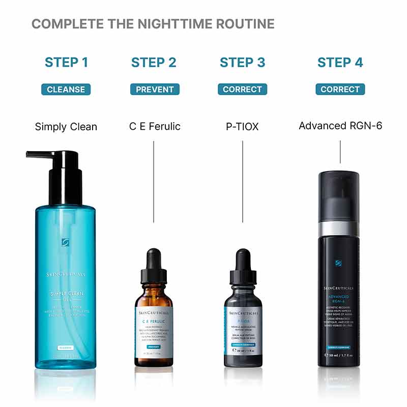 SkinCeuticals Advanced RGN-6 Nighttime Skincare Routine