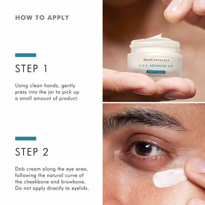 SkinCeuticals A.G.E. Advanced Eye For Dark Circles How To Apply