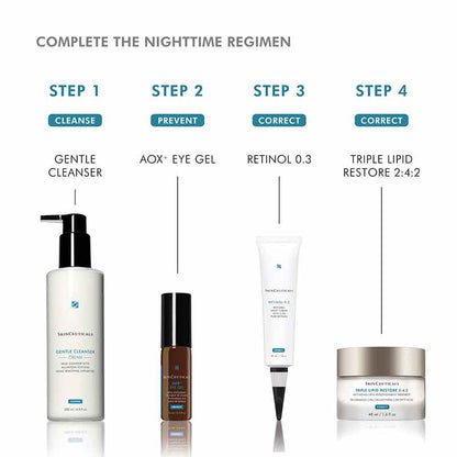 SkinCeuticals AOX+ Eye Gel Nighttime Skincare routine