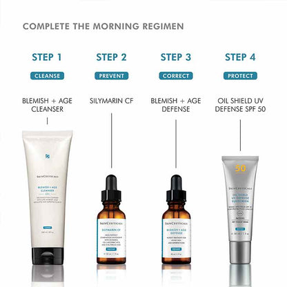 SkinCeuticals Blemish + Age Cleanser Morning Skincare Routine