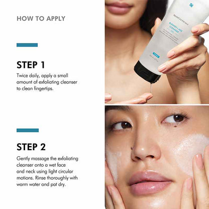 How to apply the SkinCeuticals Blemish + Age Cleanser