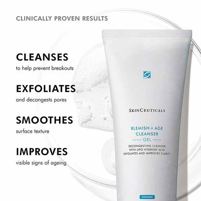 SkinCeuticals Blemish + Age Cleanser Clinically Proven Results