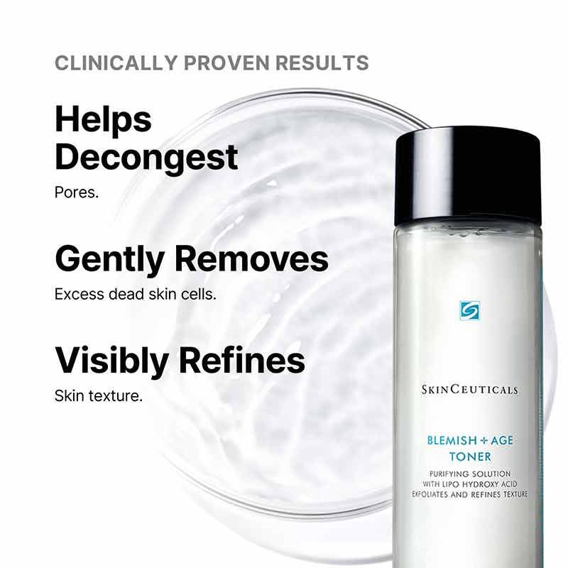SkinCeuticals Blemish + Age Toner Clinically Proven Results