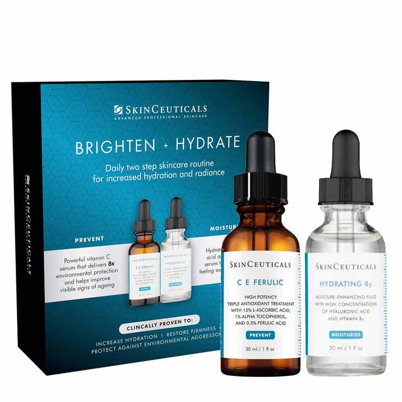 SkinCeuticals Brighten & Hydrate Skincare Set for Normal to Dry Skin