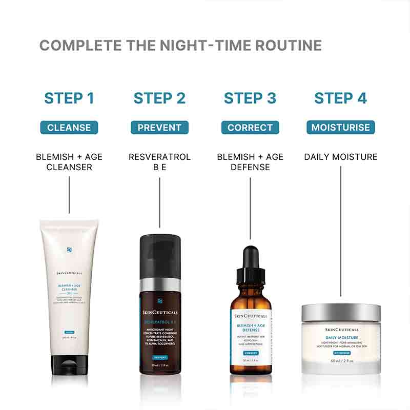 SkinCeuticals Daily Moisture Pot Nighttime skincare routine