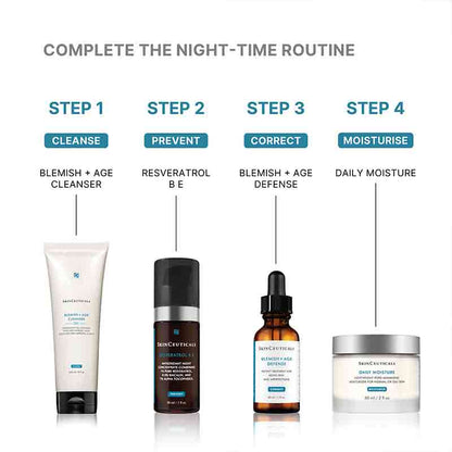 SkinCeuticals Daily Moisture Pot Nighttime skincare routine