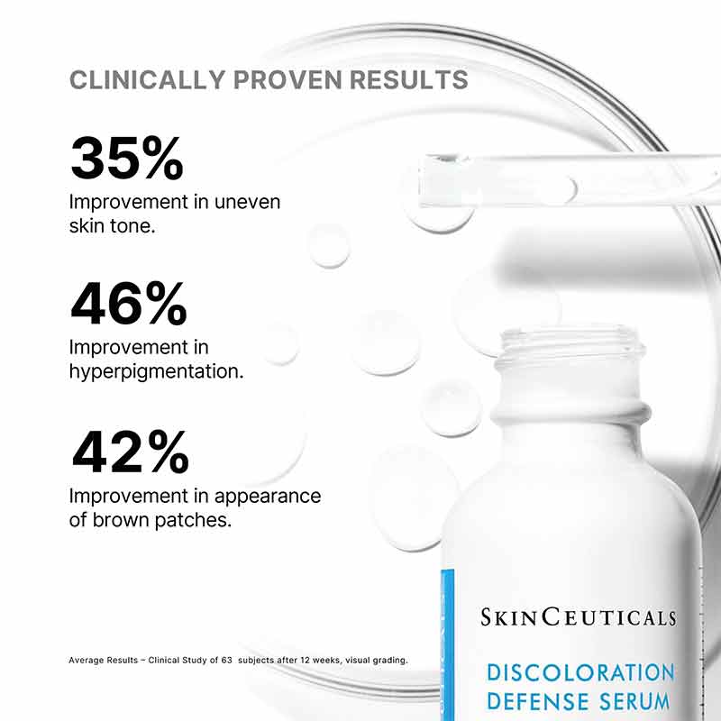 SkinCeuticals Discoloration Defense Serum Clinically Proven Results