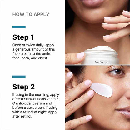 How to apply the SkinCeuticals Emollience Moisturiser