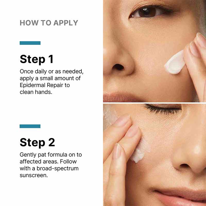 Hwo to apply the SkinCeuticals Epidermal Repair Moisturiser