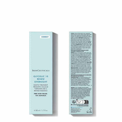 SkinCeuticals Glycolic 10 Renew Overnight Outer Box