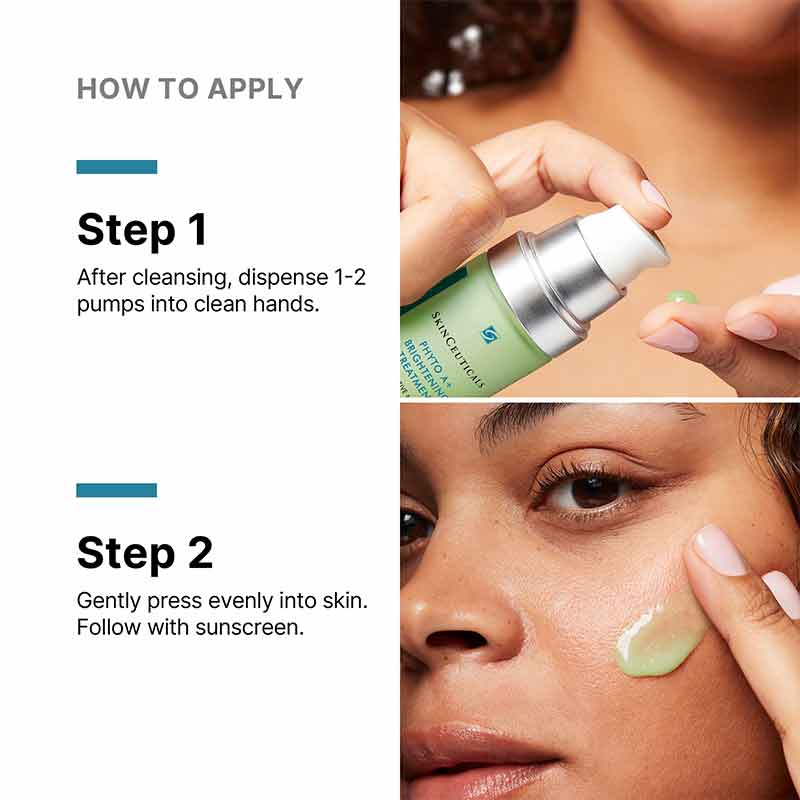 How to apply the SkinCeuticals Phyto A+ Brightening Treatment Moisturiser