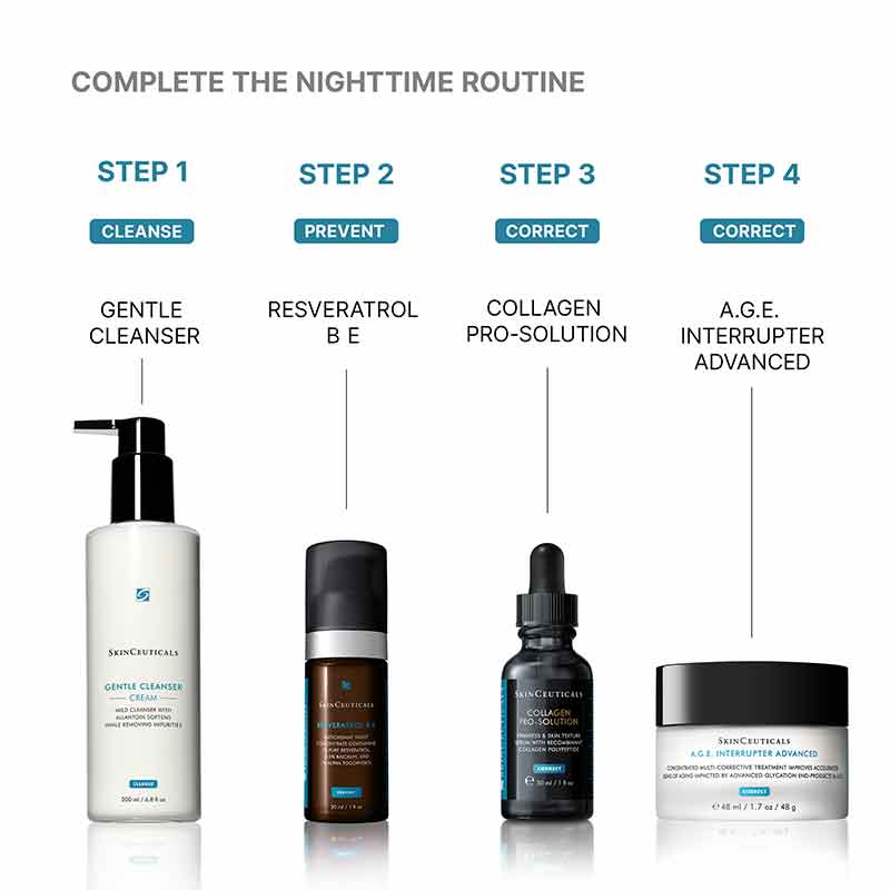 SkinCeuticals Pro Solution Collagen Nighttime Routine