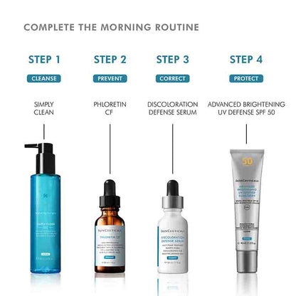 SkinCeuticals Simply Clean Gel Cleanser Morning skincare routine