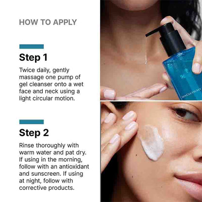 How to apply the SkinCeuticals Simply Clean Gel Cleanser