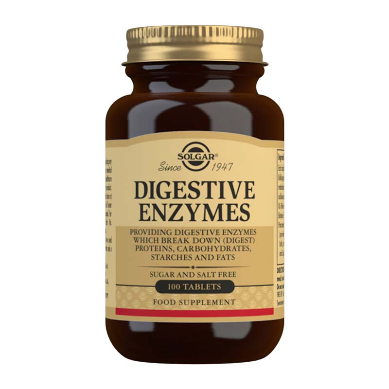 Solgar Digestive Enzymes Tablets | Wellness | Digestive tablets | Food supplements 